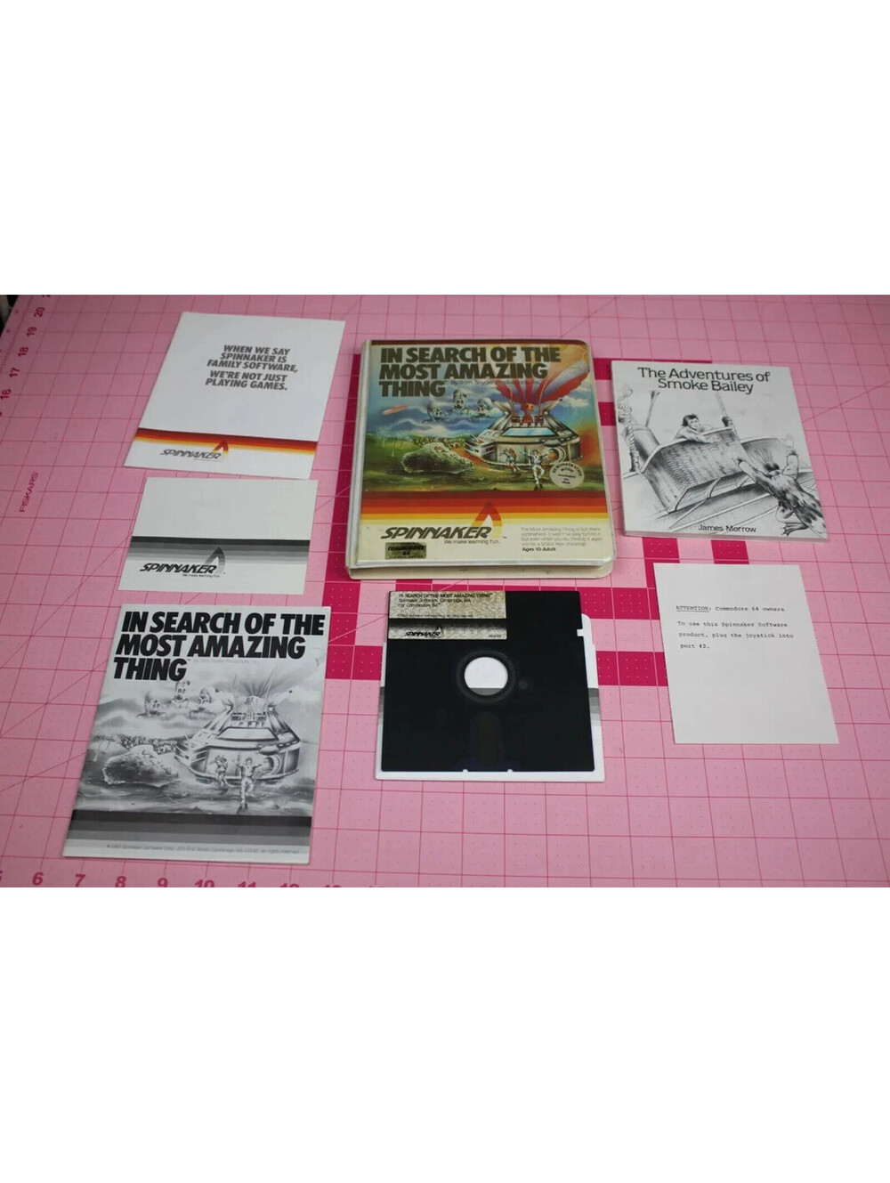 In Search of the most amazing thing Commodore 64 floppy disk PC game 1983 Rare